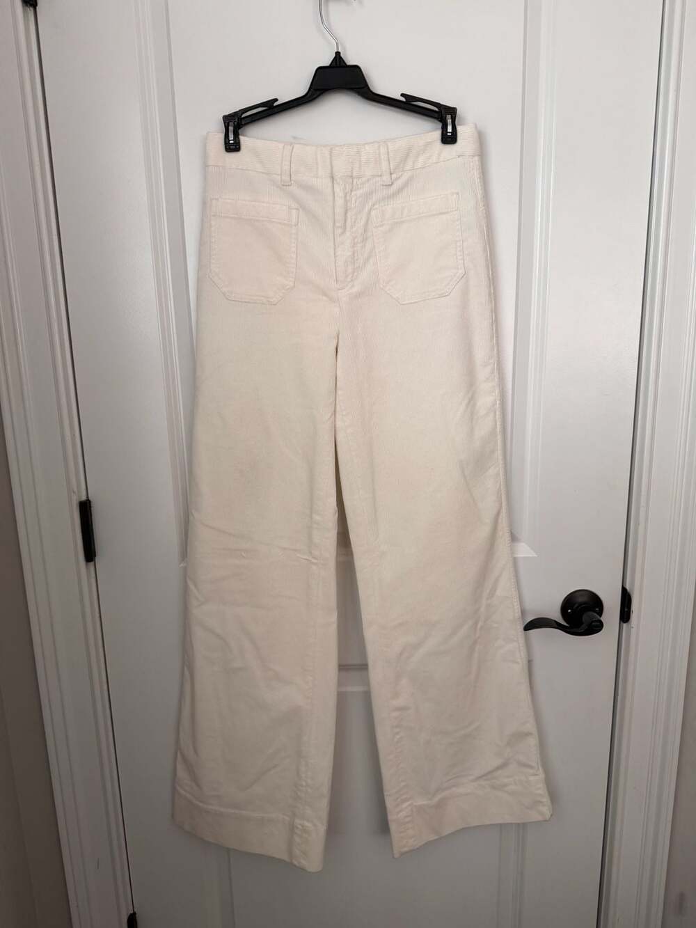 Vineyard Vines White Corduroy Wide Leg Pants Size 25